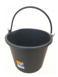 Ведро строительное круглое Flexible 12л резинопластик /Plastiko/2676